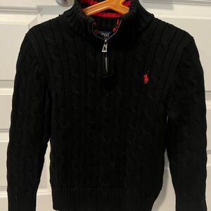 Ralph Lauren Black Knit Pullover